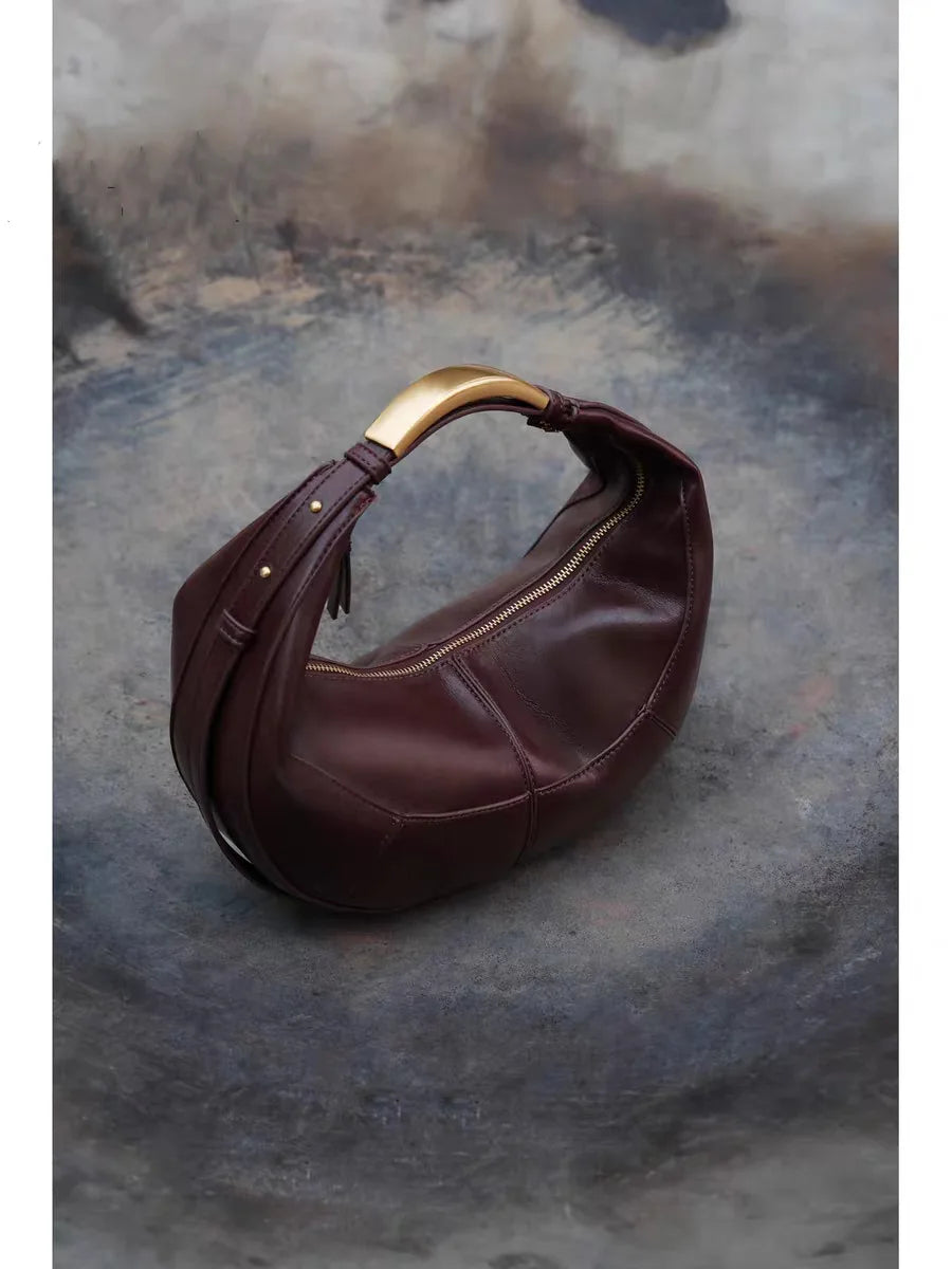 Vintage Studded Motorcycle Bag