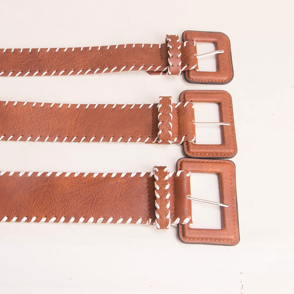Ladies’ leather Pin Buckle Belt For Women