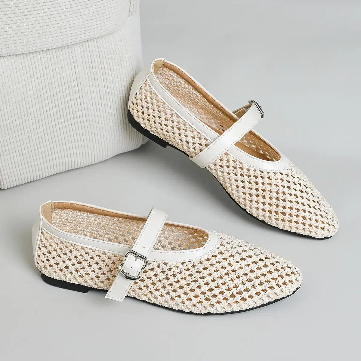 Hollow Out Shoes Women Pu Leather