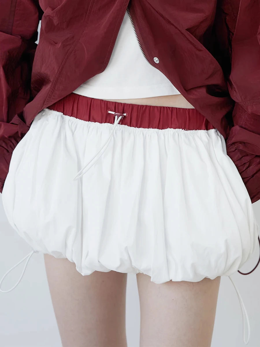 Women Lantern Mini Skirt