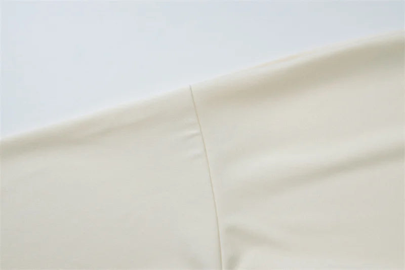 Inclined Shoulder Long Sleeve T-shirt Women