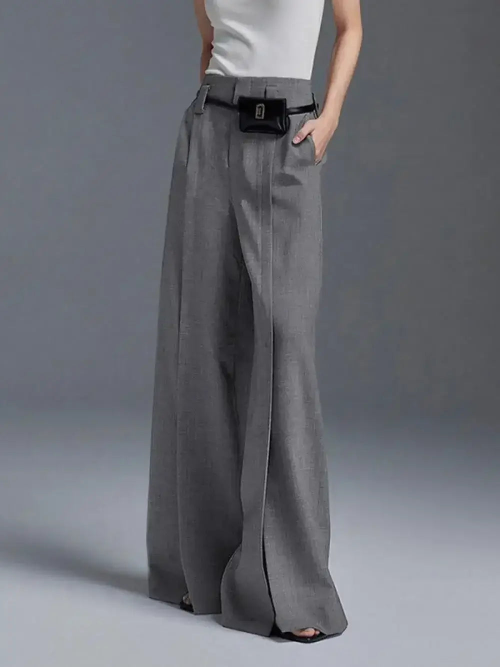 Women’s Solid Color Commute Suit Pants