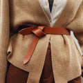 Genuine Leather Waist Belt Women