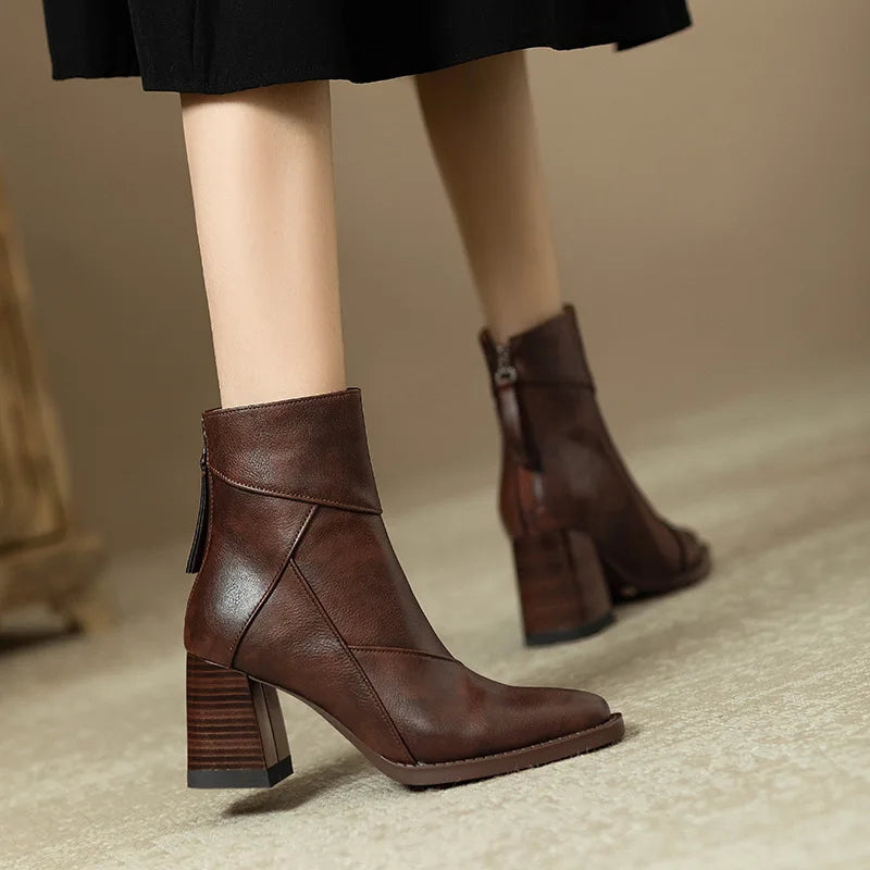 Woman Chunky Ankle Boots Women