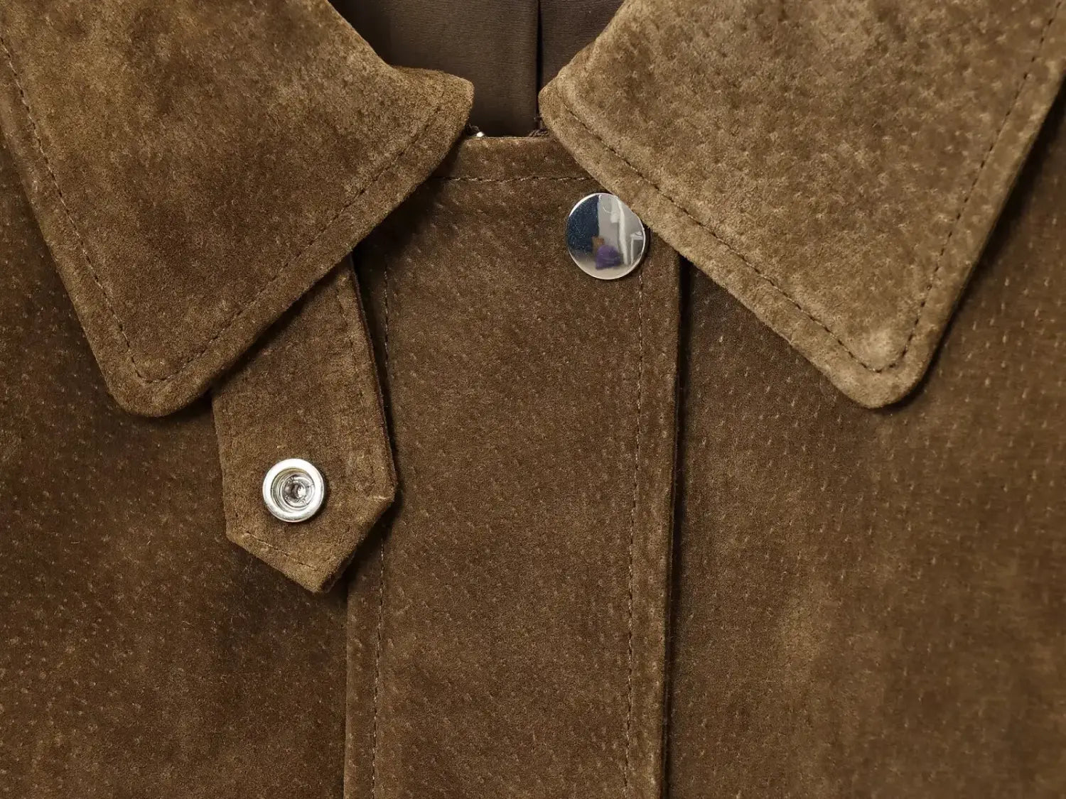 Women Front Patch Pockets Faux Leather Bomber Jacket