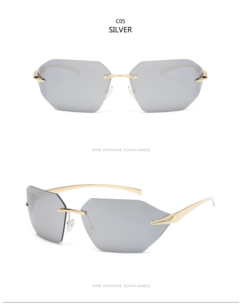 Polygon Square Sunglasses Women