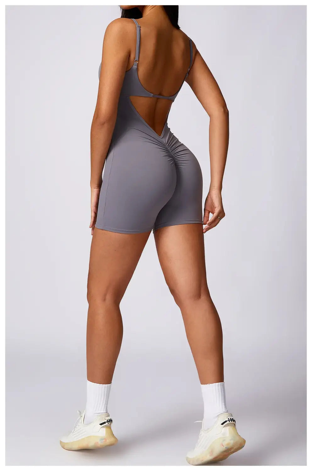Back V Yoga Set Women Fitness Rompers Sexy One Piece