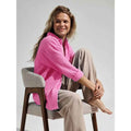 100% Cotton Solid White Shirt For Women