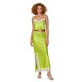 Women 2 Pieces Satin Suit