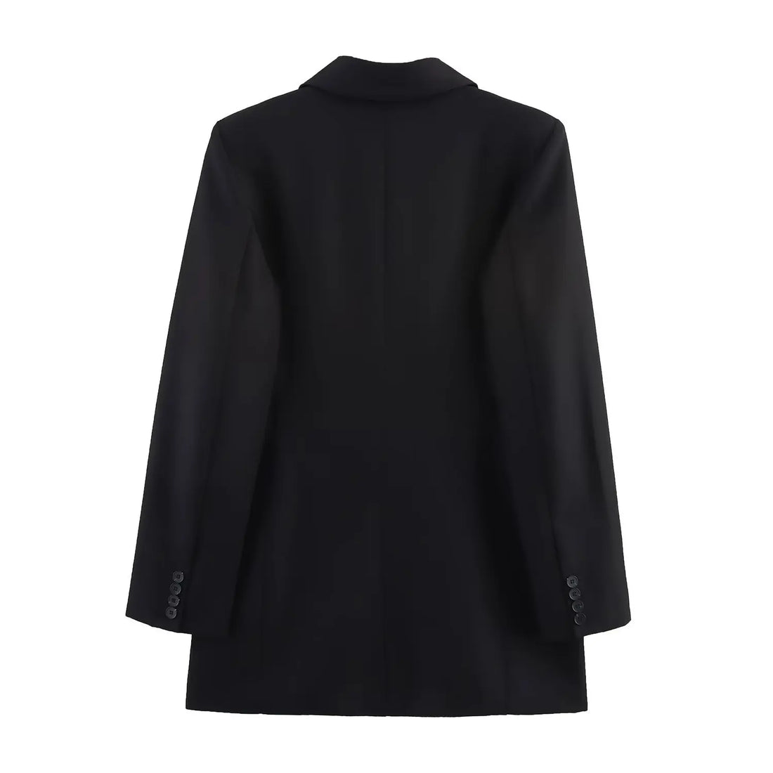 Women's Double-breasted Long Blazer