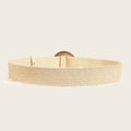Vintage PP Grass Woven Belt for Women
