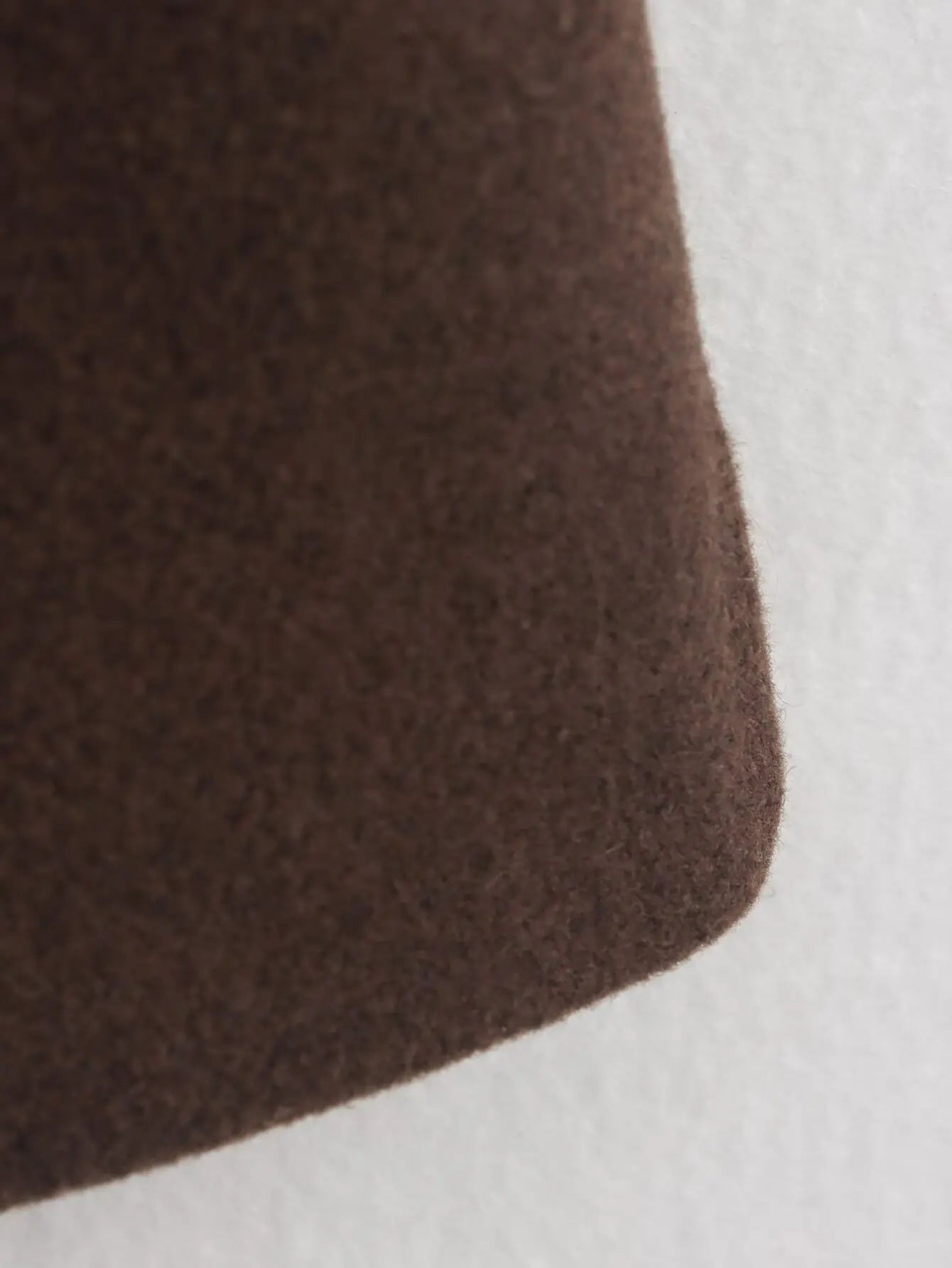 Autumn Winter Soft Loose Lapel Long-sleeved Woolen Coat Jacket