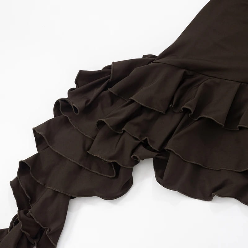 Women’S Sleeveless Backless One-Shoulder Dress