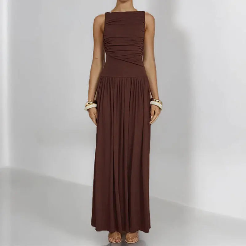 Women Sleeveless Maxi Dress