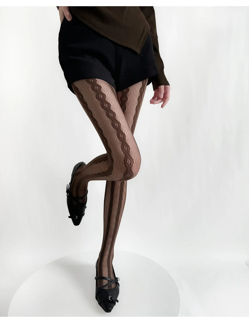 Tights for Women Lace Mesh Fishnet Retro Pantyhose