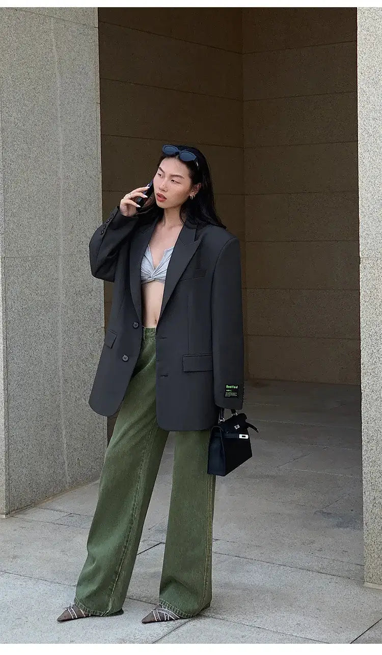 Women’s Loose Retro Small Suit