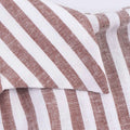 Women's Shirt With a Collar and Wide Sleeves Simple Stripes Single Breasted Shirt
