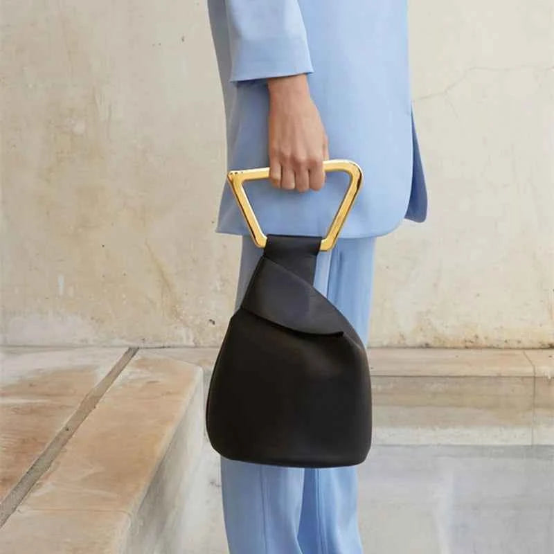 Women Bag Lrregular Acrylic Handle Female Handbag