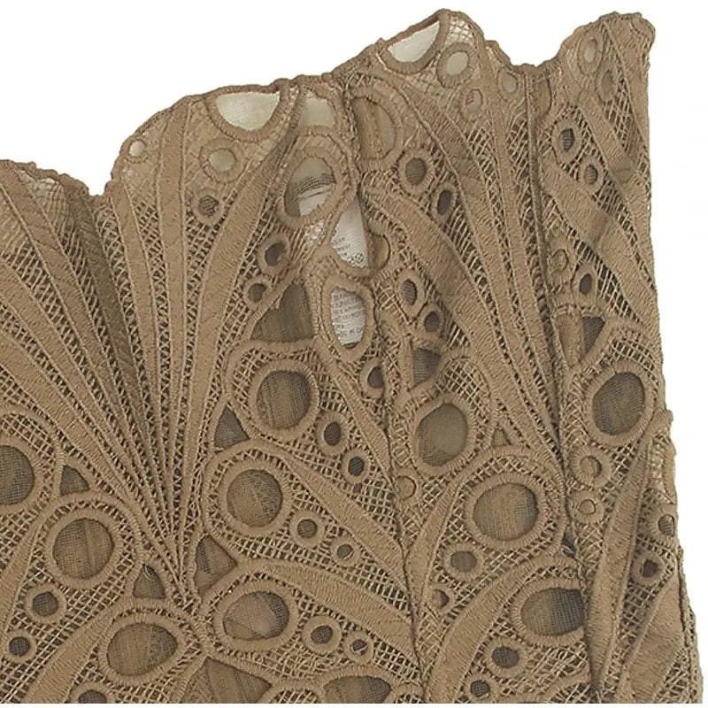 Hollow Out Women Sleeveless Backless Bandage Pleated Top