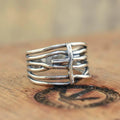 Women's Vintage Cross Love Ring - Norellé