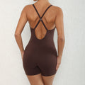 Adjustable Shoulder Strap Hollow Sports Women's Yoga Jumpsuits - Norellé