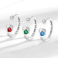 Heart-shaped Birthstone Women's Ring Fashion - Norellé