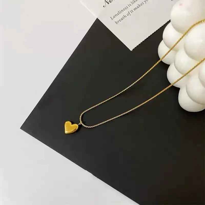 Necklace,stainless Steel,with Heart - Norellé