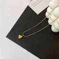 Necklace,stainless Steel,with Heart - Norellé