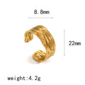 Women's 18K Gold Stainless Steel Ring - Norellé