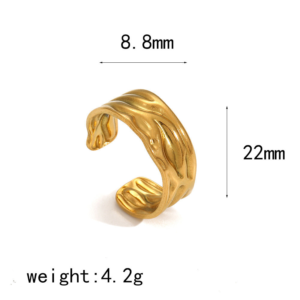 Women's 18K Gold Stainless Steel Ring - Norellé