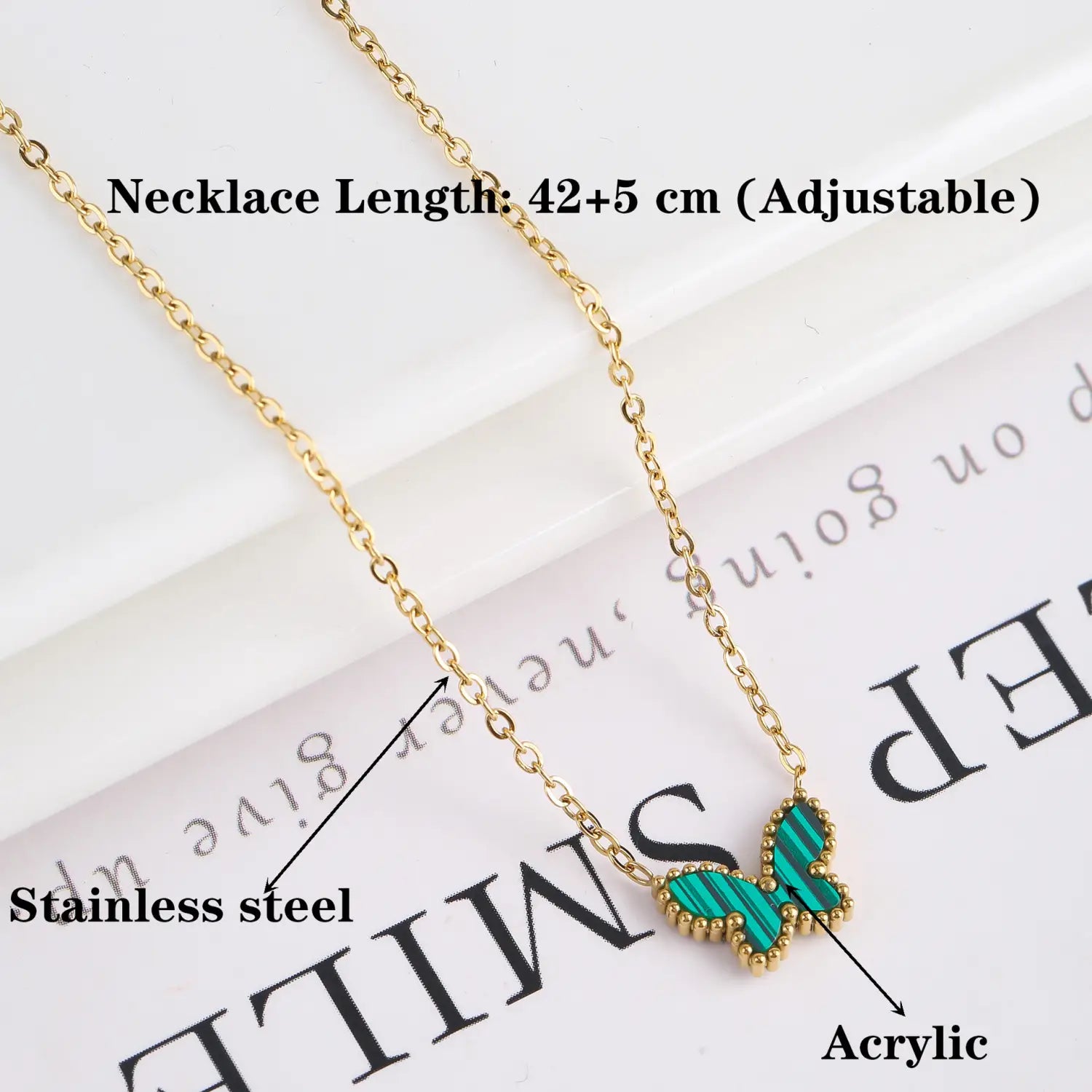 Simple Fashion Personality Temperament Butterfly Necklace