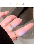 Rainbow Gemstone Ring For Female Niche - Norellé