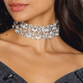 Hollow Jeweled All-match Rhinestone Necklace - Norellé