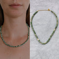 Natural Turquoise Beaded Necklace - Norellé