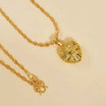 Heart-shaped Necklace Ethnic Style Hollow Chicken Hearts Gold Plated - Norellé