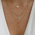 Multilayer Trend Elegant Jewelry Long Snake Chain Crystal - Norellé