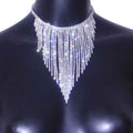 Double Row Necklace Symmetrical Alloy Necklace Necklace - Norellé
