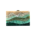 Acrylic Evening Bag - Khaki / Mini(Max Length<20cm)