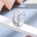Creative Ring Opening Adjustable Woven Copper Inlaid Zircon - Norellé