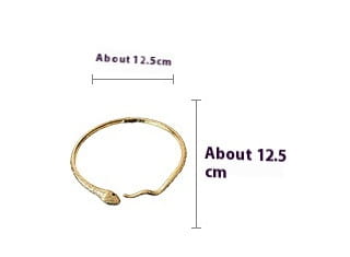 Cold Wind Diamond Snake Necklace Ornament