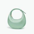 Adjustable Half-Moon Handbag - green