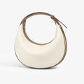 Adjustable Half-Moon Handbag - Khaki