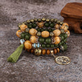 Multi-layer Wooden Bead Beaded Bracelet Elastic Bracelet - Norellé