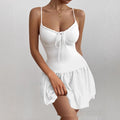 Women's Short Bud Skirt Drawstring Dress - Norellé
