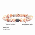 Black Stone Tiger Eye Bead Bracelet - Norellé