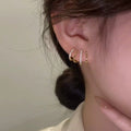 Women's Niche Design Internet Celebrity Fashion Four-claw Earrings Birthday Gift - Norellé