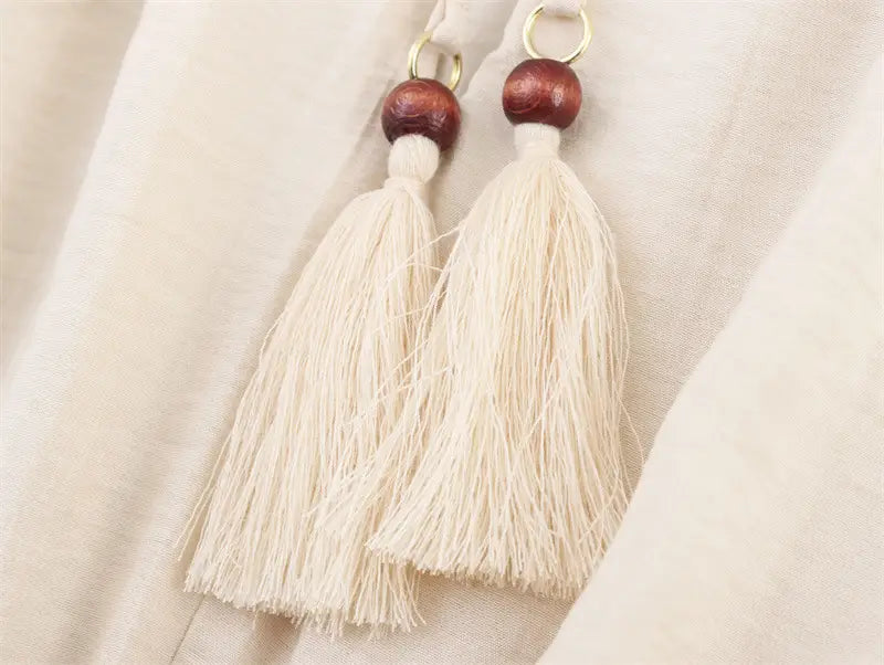 Elegant Slim-fit Wrinkle Effect Long Sleeve V-neck Dress