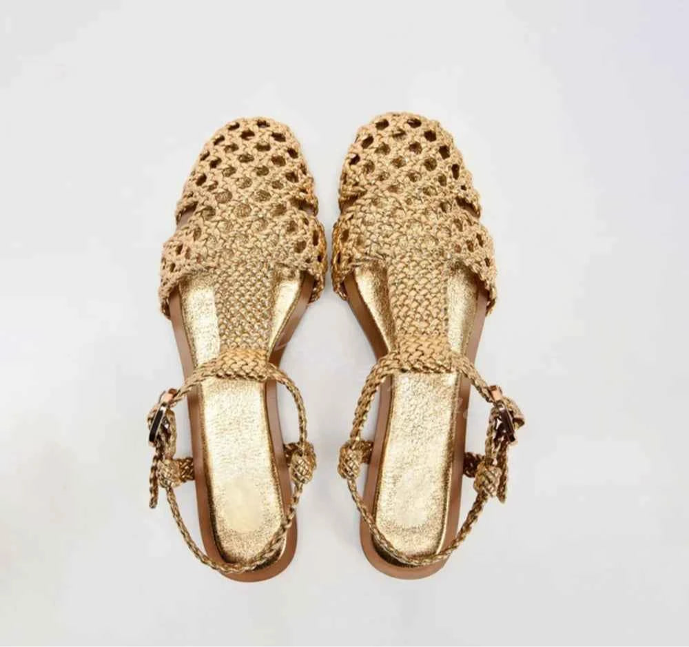 All-match Hand-woven Sandals Women