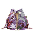 Artistic Shoulder Bag Women - Purple