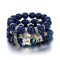 Multi-layer Wooden Bead Beaded Bracelet Elastic Bracelet - Norellé